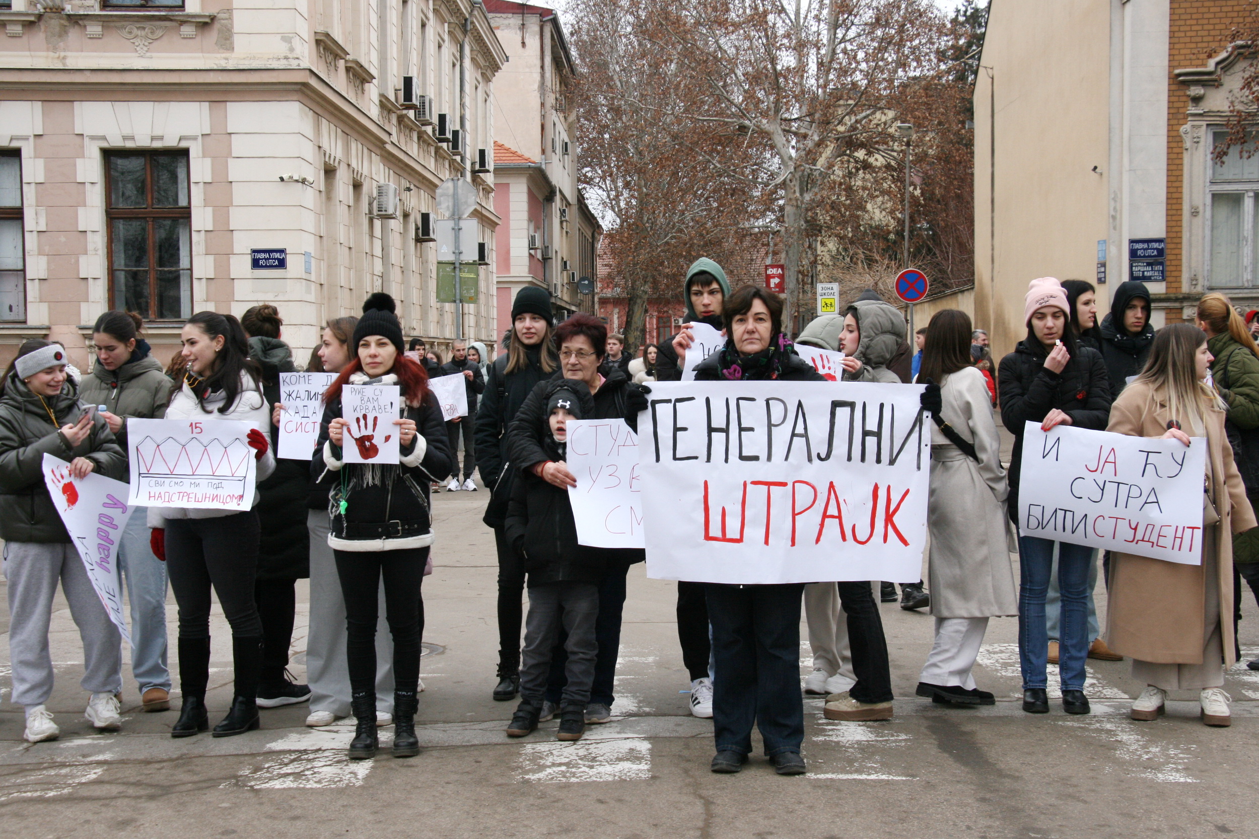 Sutra blokada nastave i protesti