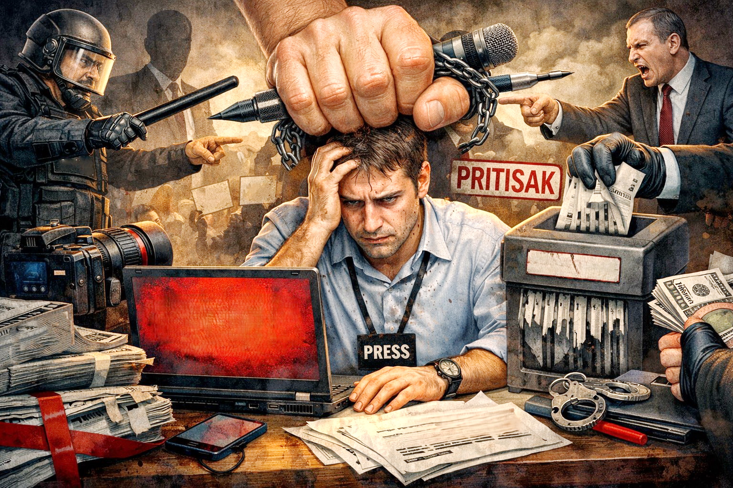 Političari i botovi glavni izvor pritiska na medije u Bečeju